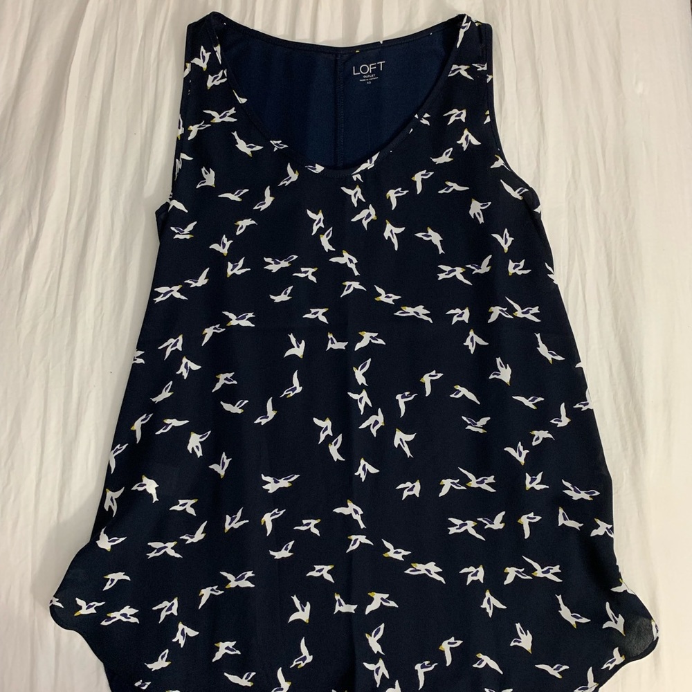 Navy Blouse